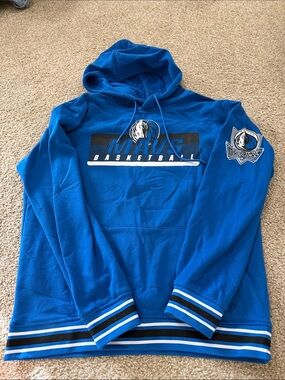 Dallas Mavericks Blue Pullover Hoodie - NBA Basketball Hoodie